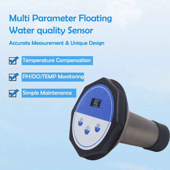 Multi parameter floating water quality sensor